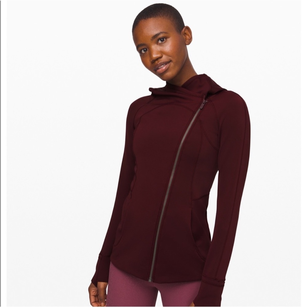Lululemon Garnet Red Burgundy Every Journey Hoodie *Spacer 8 Jacket Sweater